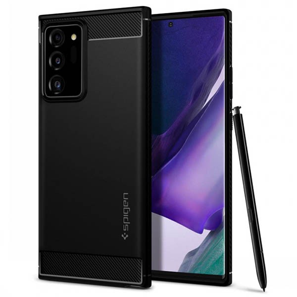 Ốp lưng Samsung Note 20 Ultra / Note 20 Spigen Rugged Armor - Hàng chính hãng
