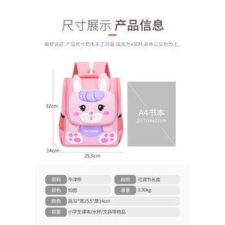 Ba Lô Đi Học Thỏ 3D Dễ Thương Cho Bé