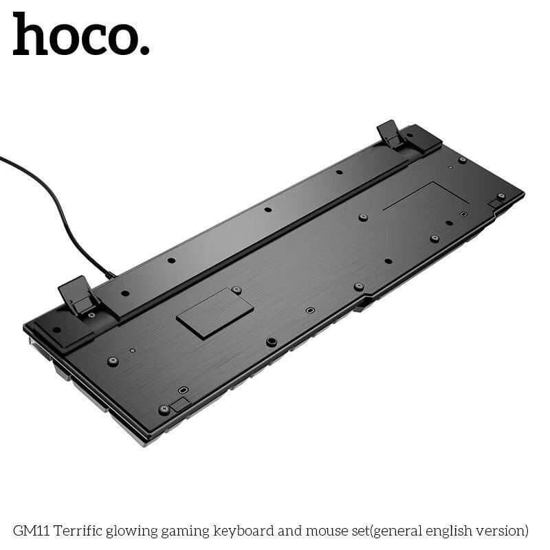 COMBO bàn phím kèm chuột có dây Hoco GM11 có đèn LED cầu vòng, dây dài 1.5M - CHÍNH HÃNG
