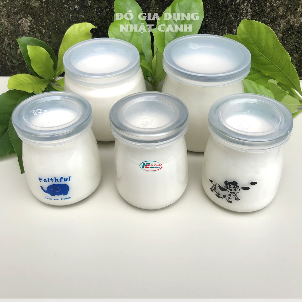 Hũ thủy tinh làm sữa chua có nắp Loại 1
