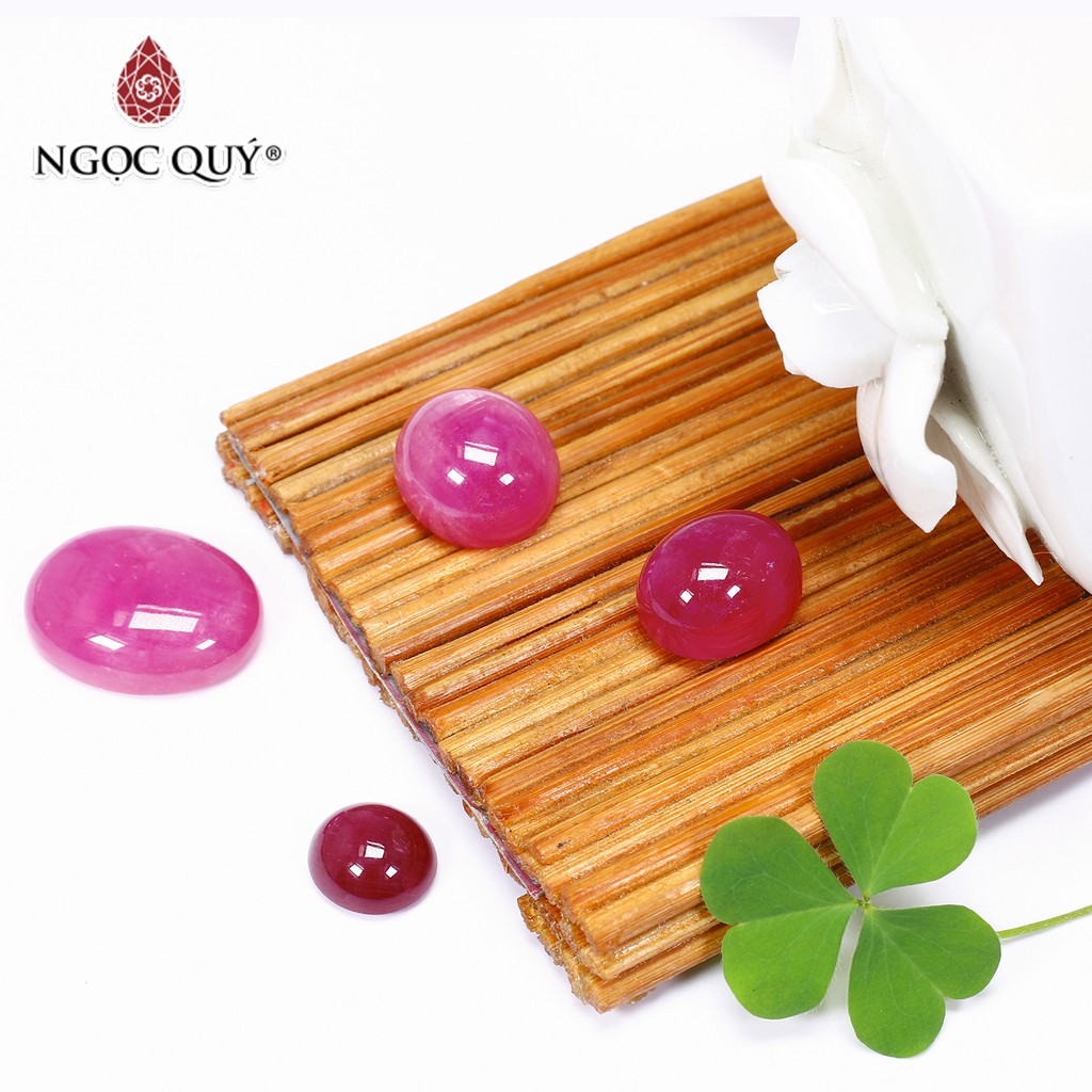 Mặt dây chuyền, mặt nhẫn đá ruby mệnh hỏa, thổ - Ngọc Quý - NQMDC0670