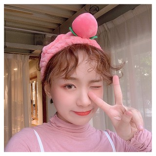 Băng đô trang điểm trái đào