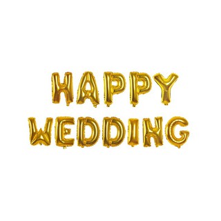 Bóng Chữ Happy Wedding