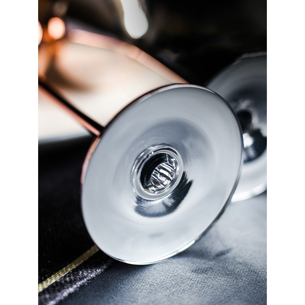 Champagne Glass - Ly Champagne mạn đồng tráng pha lê