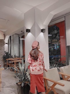 Set bộ len báo + chân váy len