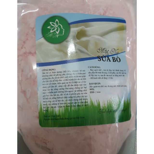 Mặt nạ sữa bò collagen