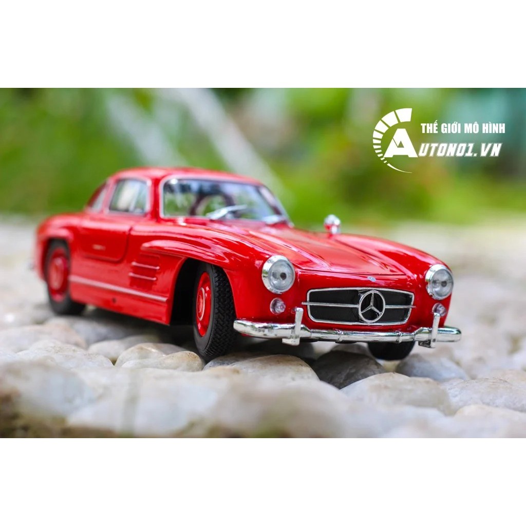 MÔ HÌNH MERCEDES BENZ 300 SL 1954 RED 1:24 WELLY 7021