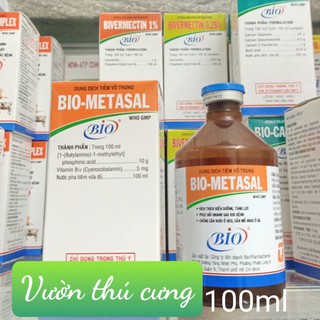 BIO METASAL 100ML - TĂNG LỰC CHÓ MÈO GÀ , TĂNG THÈM ĂN