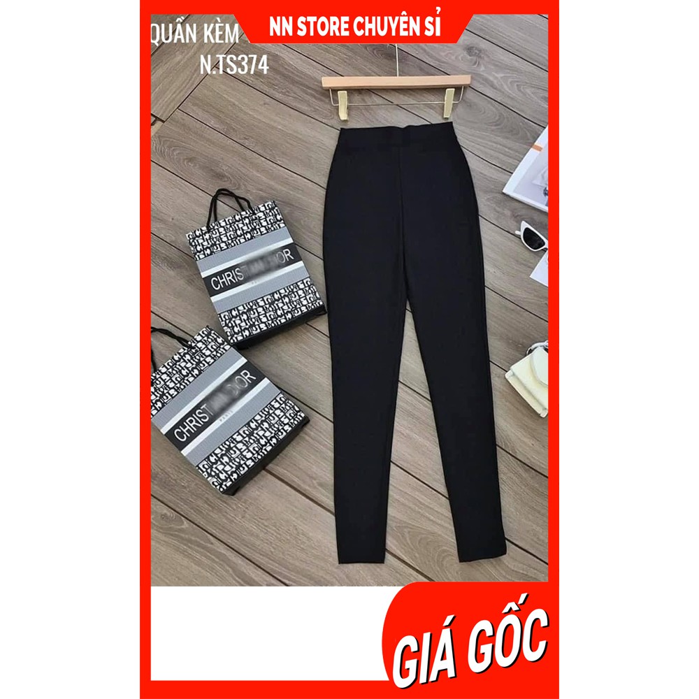 Quần legging thun body nữ Quần dài nữ ôm dáng chất thun umi co giãn có nhiều size tặng kèm túi giấy dễ thương TS374