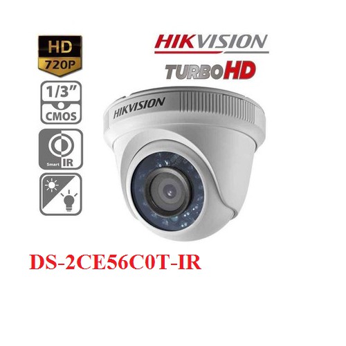 CAMERA AN NINH DS-2CE56C0T-IR (HD-TVI 1 MEGAPIXEL HD 720P)