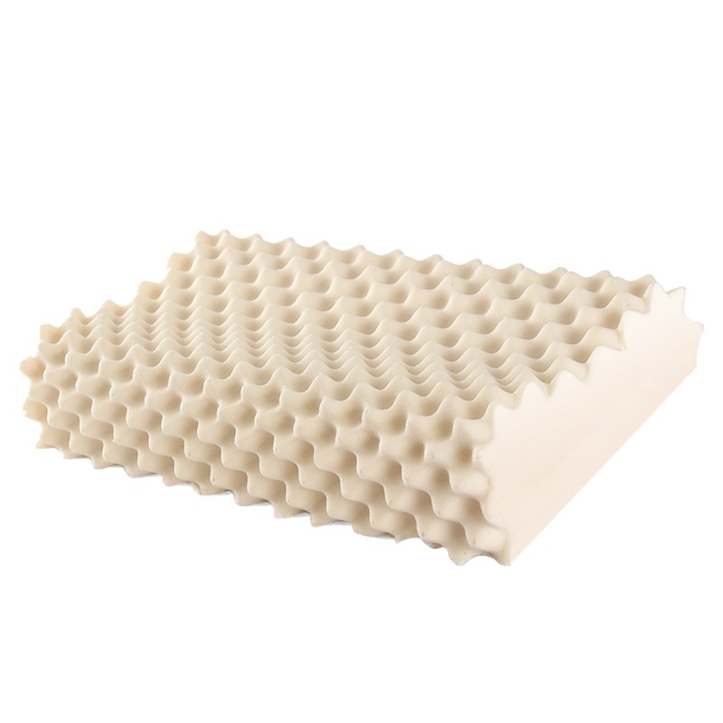 Gối cao su non thiên nhiên, chống mỏi cổ, độ đàn hồi cao, kháng khuẩn và ký sinh trùng