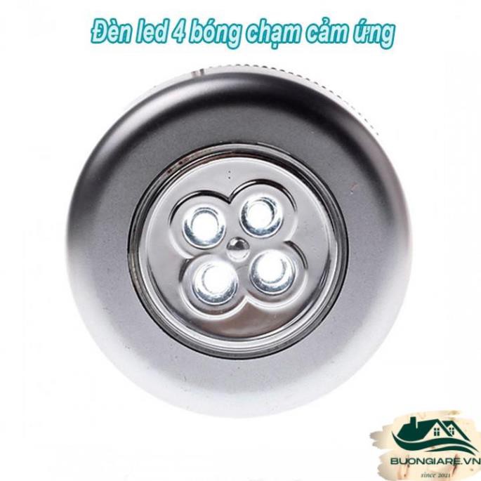 Đèn Led Cảm Ứng 4 Bóng Dán Tường Tiện Dụng