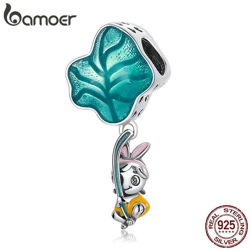 Mặt phụ kiện BAMOER SCC2114 bạc 925 thiết kế hoạt hình tự làm trang sức thời trang