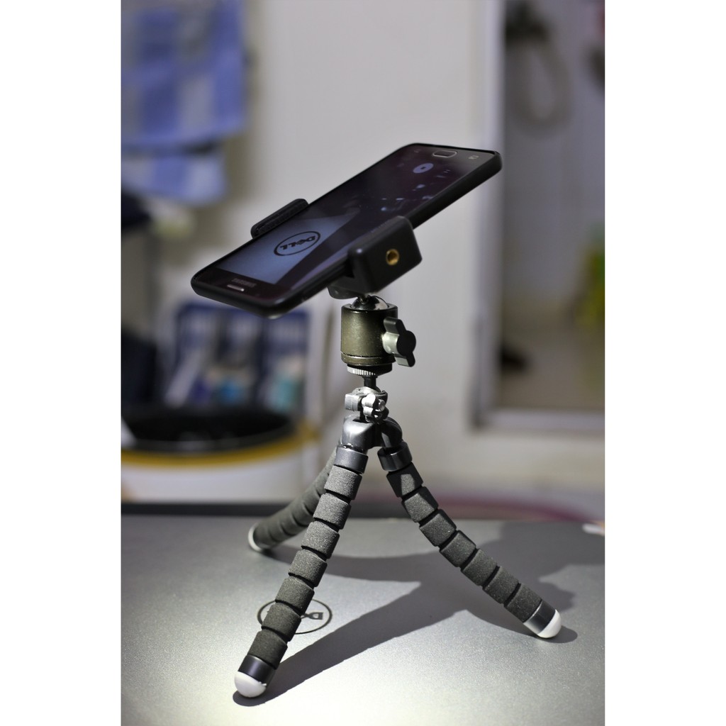 Ballhead mini gắn tripod, chân đèn