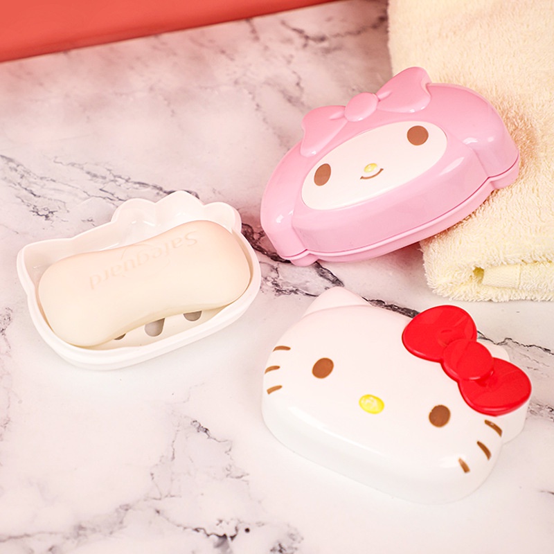 Khay Đựng Xà Phòng Kitty Dễ Thương
