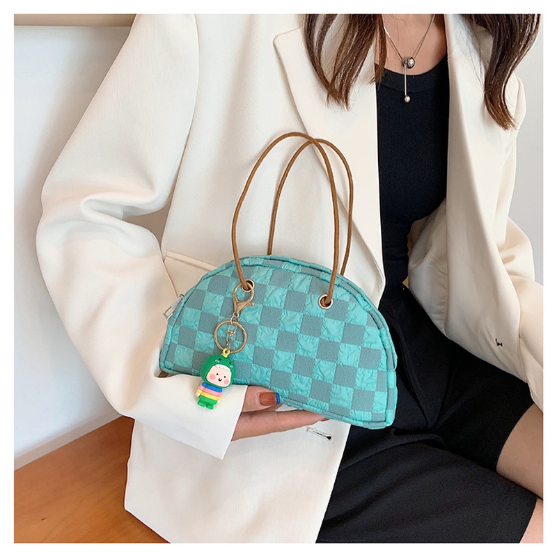 Túi Xách Tay Bằng Vải canvas Thiết Kế Hình Bán Nguyệt Phong Cách retro Nhật Bản Dễ Thương Mới Năm 2022 NB00356