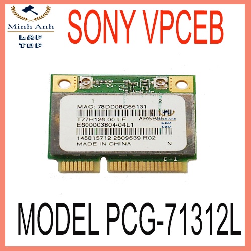 Thay wifi laptop sony VPCEB ,Mode: PCG - 71312L