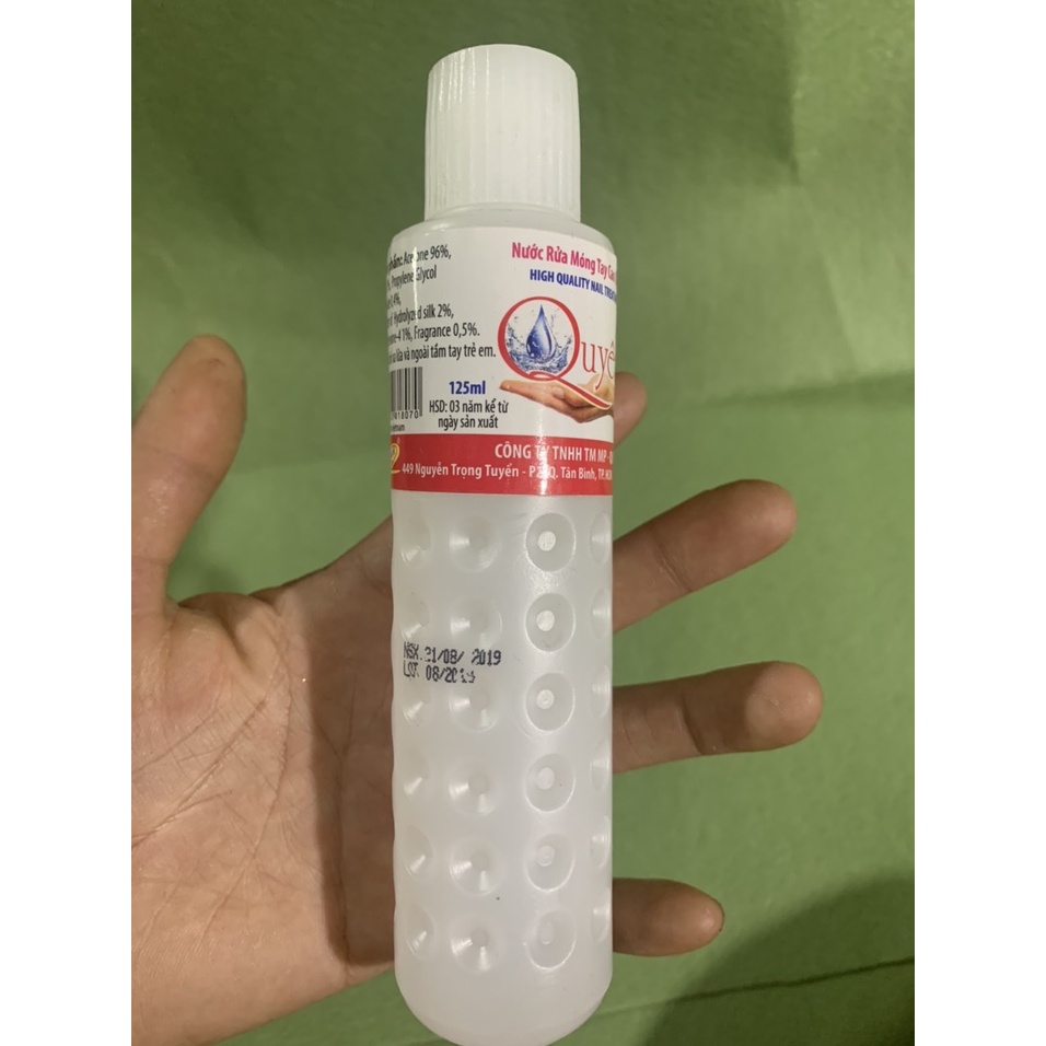 Nước Rửa Móng Tay Quyên Acetone 125ml