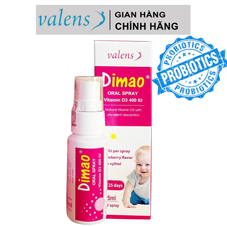 D3 Dimao Vitamin dạng xịt 400iu cho bé