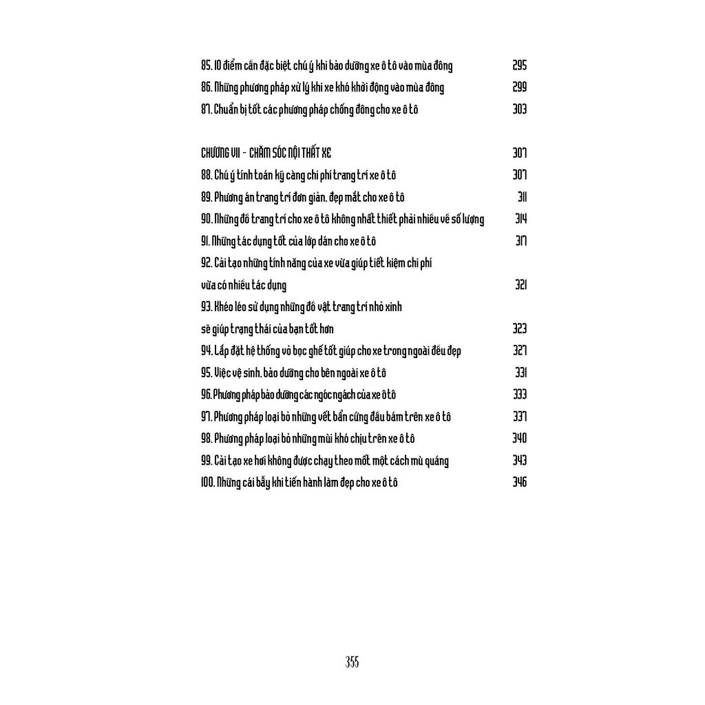 Sách - Kỹ Năng Xử Lý Tình Huống Thường Ngày: 100 Cách Bảo Dưỡng Xe Ô Tô