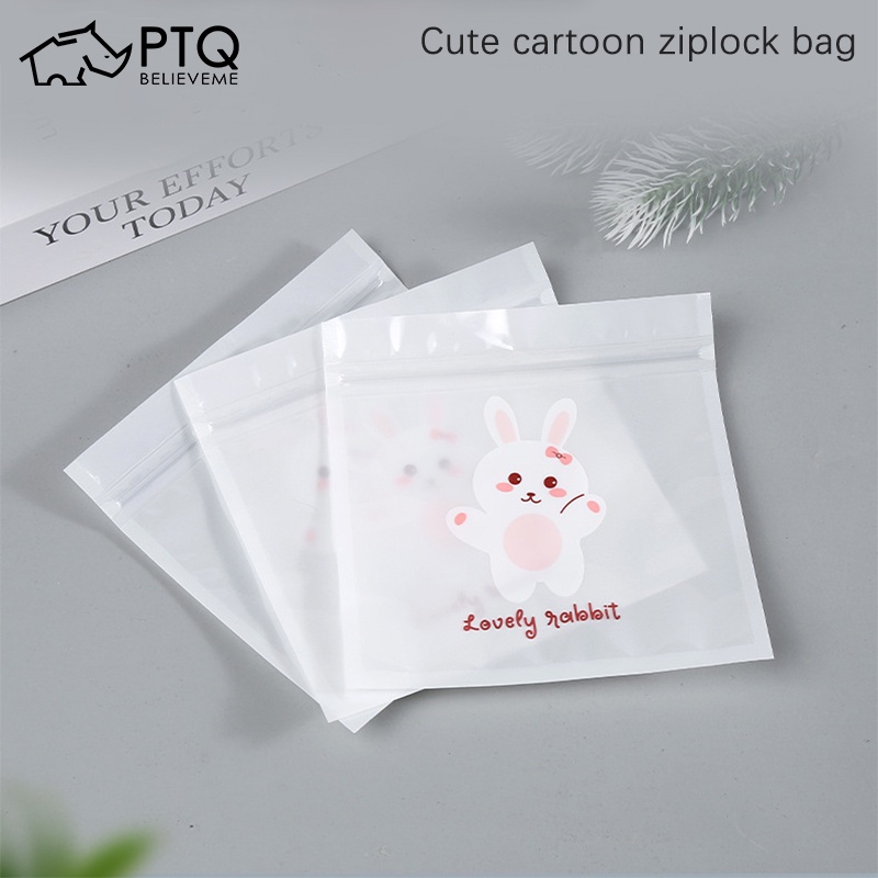 Túi zip nhựa đựng bánh quy in họa tiết hoạt hình