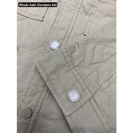 Khoác kaki Giordano kid