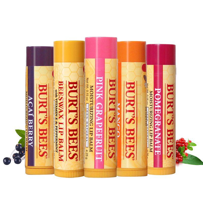 [ĐỦ MÙI] Son Dưỡng Burt's Bees Không Màu