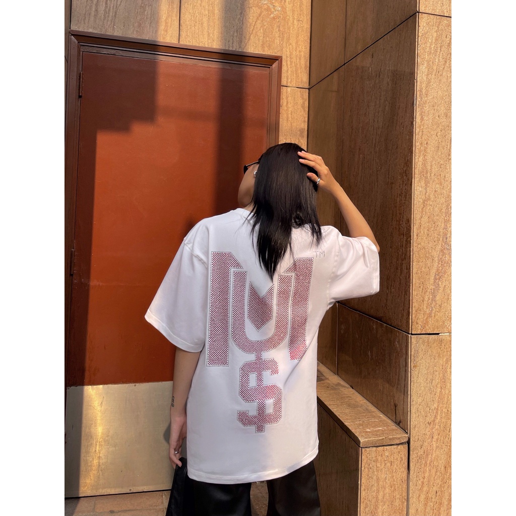 Áo Thun URBAN MONKEY DIAMOND BIG LOGO White Thiết Kế Nổi Bật