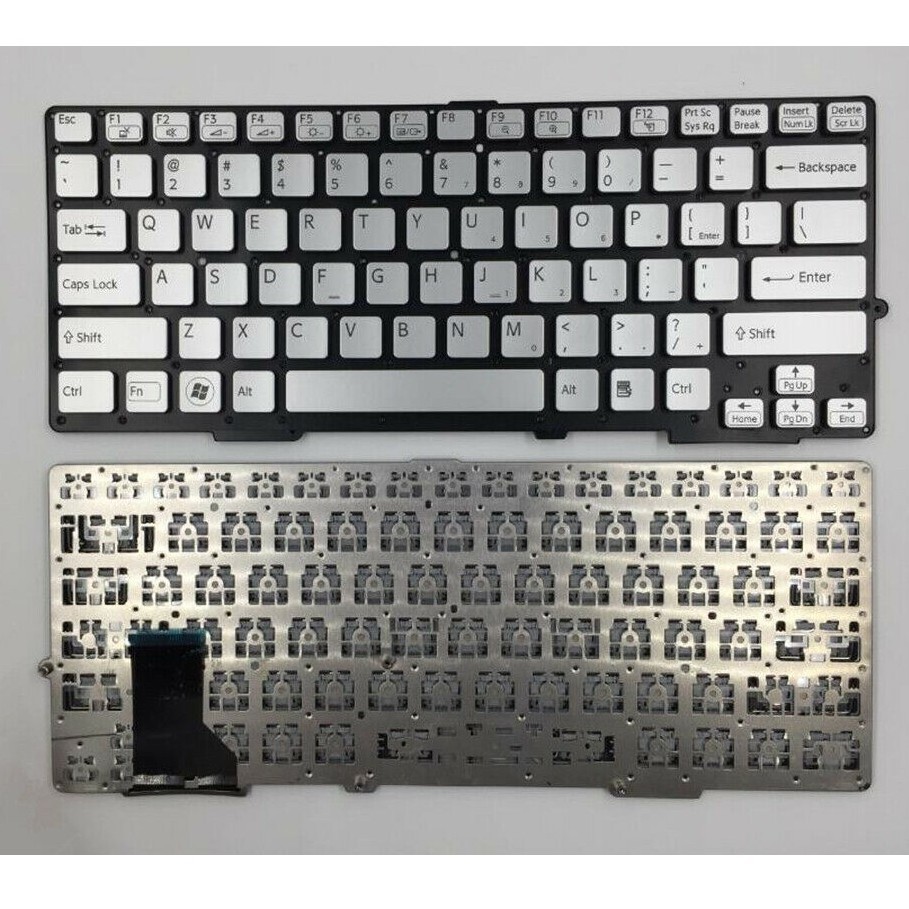 (KEYBOARD) BÀN PHÍM LAPTOP SONY SVE 13 dùng cho SVE13 SVE14A (CÓ 2 CHÂN ỐC)