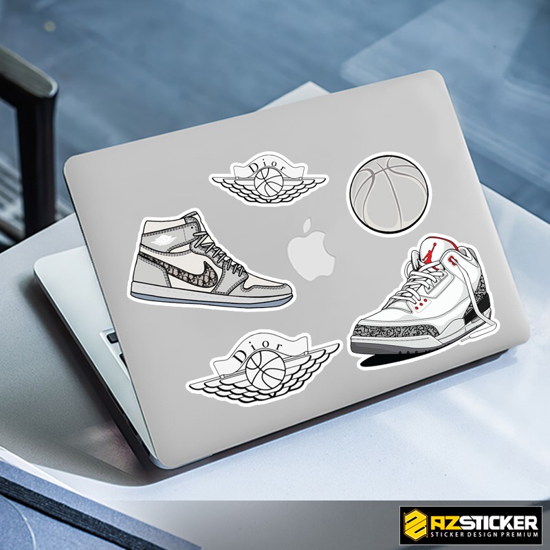 Hình Giày Jokdan | Sticker Dán Xe, Tem Dán Xe Máy, Xe Điện Chống Thấm Nước, Chống Bay Màu