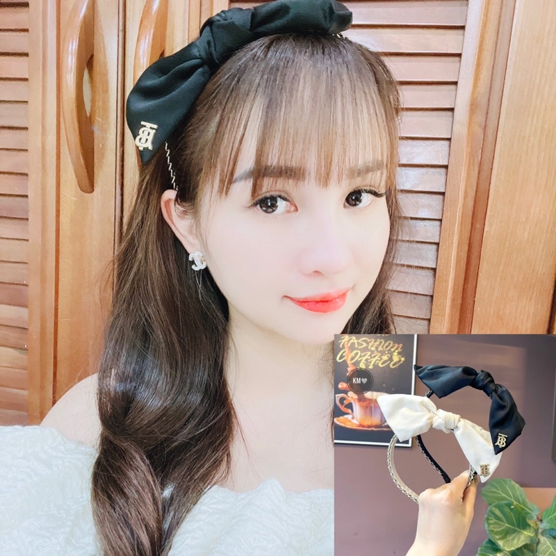 Bờm tóc nơ / Băng đô nơ siêu xinh , phụ kiện tóc nữ trẻ trung, sang chảnh - Hari Korea Accessories
