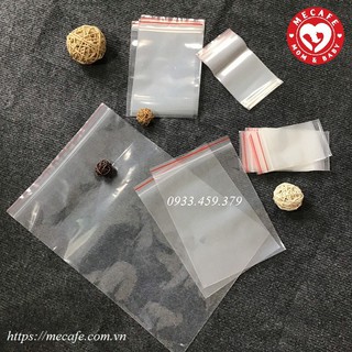 100gr Túi zip đủ kích thước (zipper viền đỏ loại tốt)