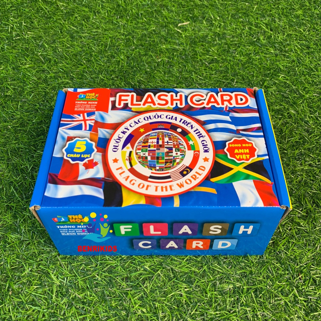 Flash Card Cờ Các Nước - Quốc Kỳ Các Quốc Gia Trên Thế Giới