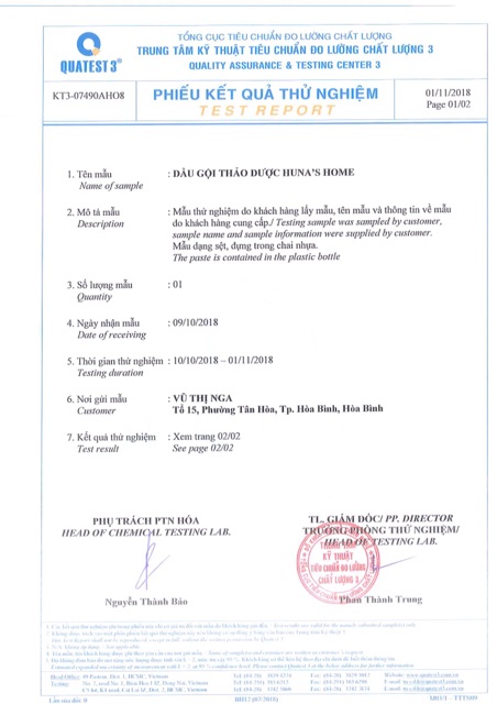 Dầu gội đóng chai thảo dược Huna | BigBuy360 - bigbuy360.vn