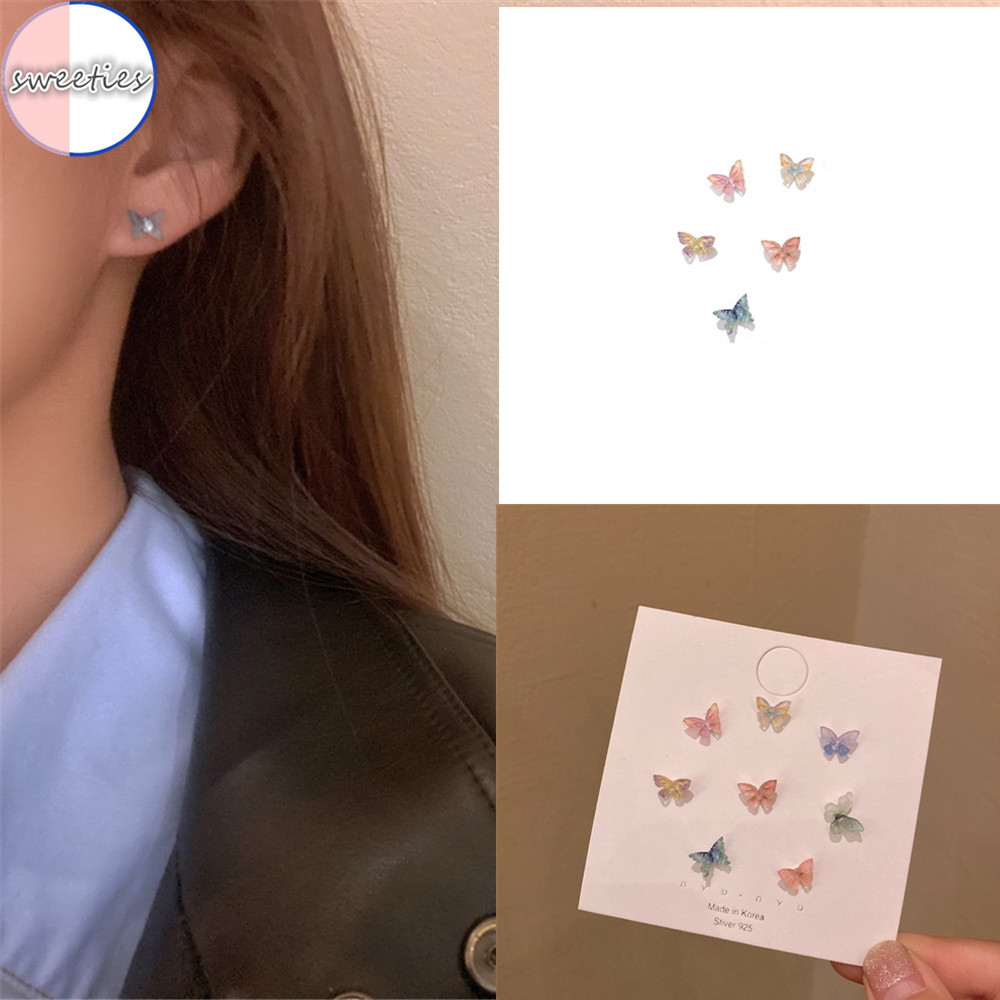 Bộ 8 Khuyên Tai Nữ Trang Tạo Hình Độc Đáo