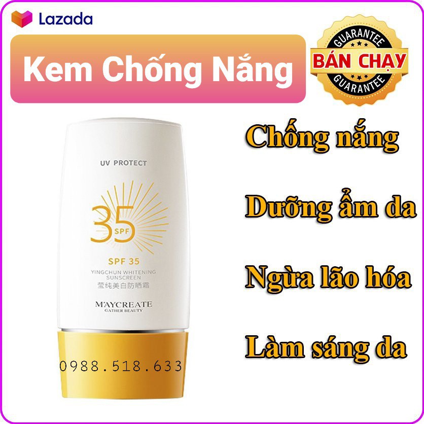 Xịt Chống Nắng trắng da MayCreata 150ml Hàng Cao Cấp