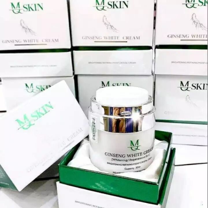 Serum tái tạo da nhân sâm &amp; kem face nhân sâm dưỡng da gấp 5 lần chống nám, tàn nhang &amp; lão hóa - beauty at home