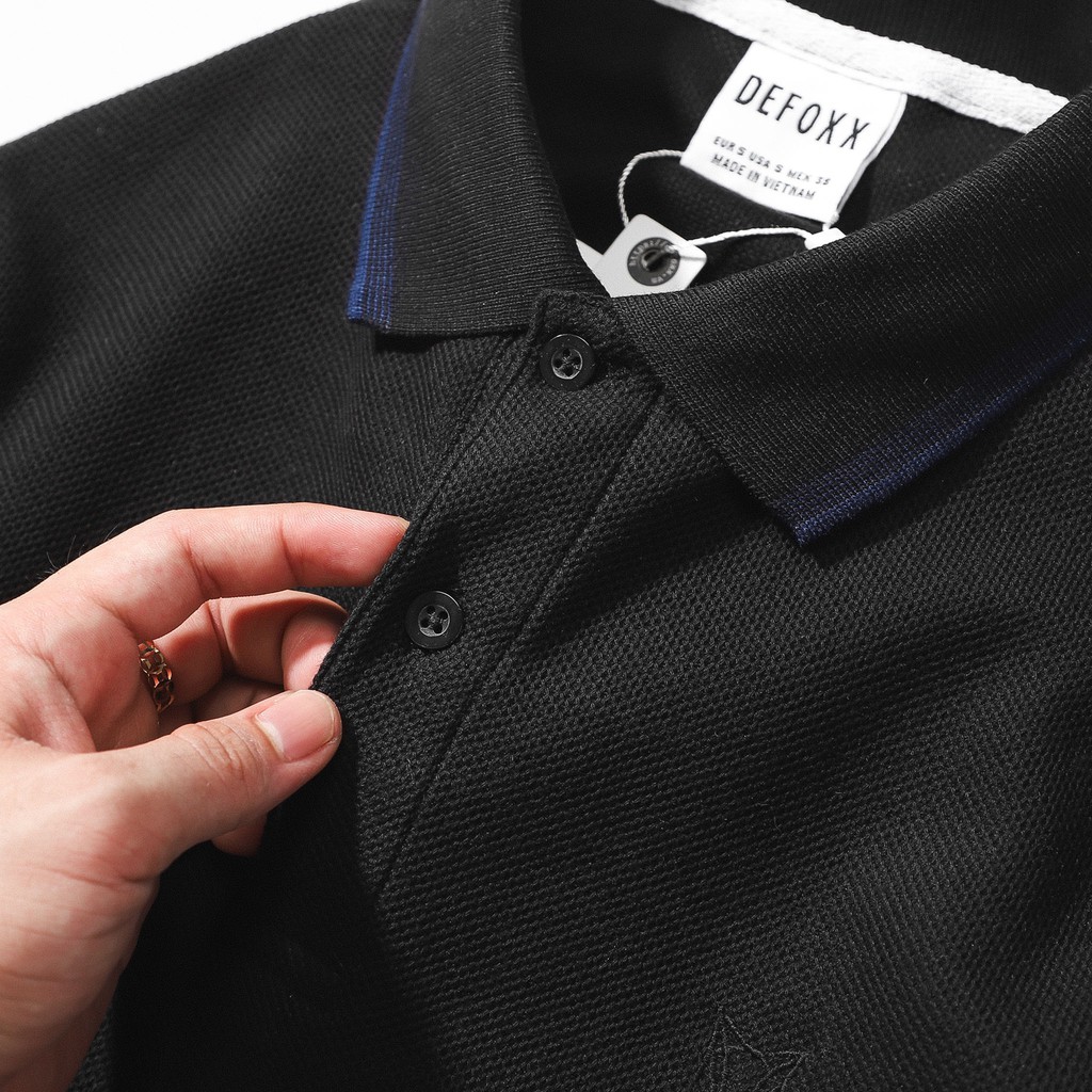 Aó polo Defoxx slimfit chính hãng hàng Việt nam xuất khẩu (Form Slimfit,chất vải co dãn,thấm hút mồ hôi)