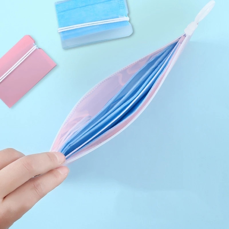 (Hàng Mới Về) 1 Túi Đựng Khẩu Trang Đa Năng Có Thể Tái Sử Dụng Thời Trang