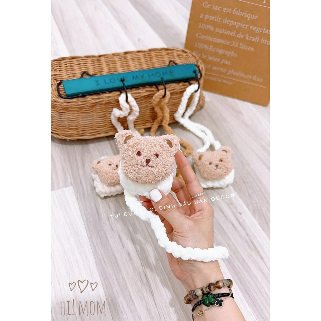 Túi đựng tỏi tránh vía, tránh gió cho bé trai bé gái hình gấu đáng yêu