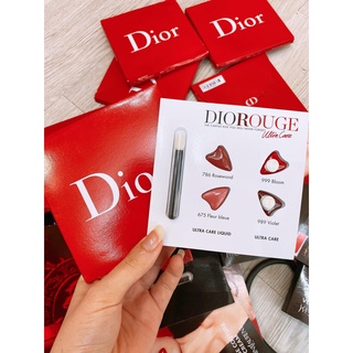 Sample son dior 4 màu có nhũ kèm cọ
