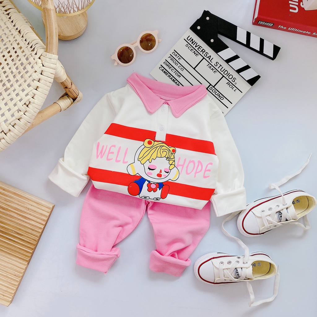 Bộ thu đông dài tay cho bé từ 8-18kg