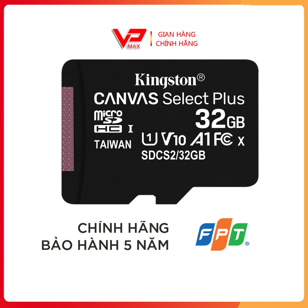 Thẻ nhớ Kingston 32gb 64gb class 10 100Mb/s chuyên dùng cho camera hàng trình siêu bền