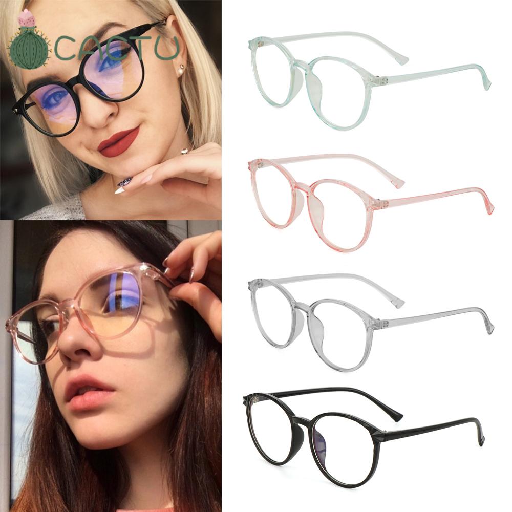 Kính Mắt Gọng Tròn Trong Suốt Siêu Nhẹ Giảm Mệt Mỏi