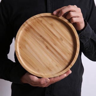 Khay gỗ tre cao cấp hình tròn (nhiều cỡ)