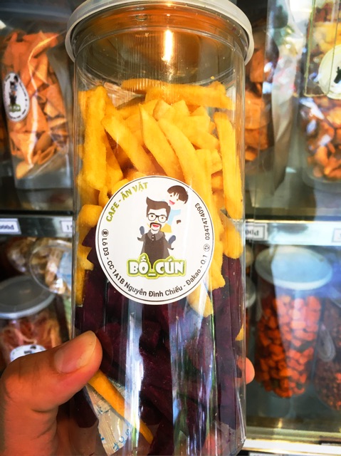 Khoai lang sấy giòn MIX vị ( loại ngon)
