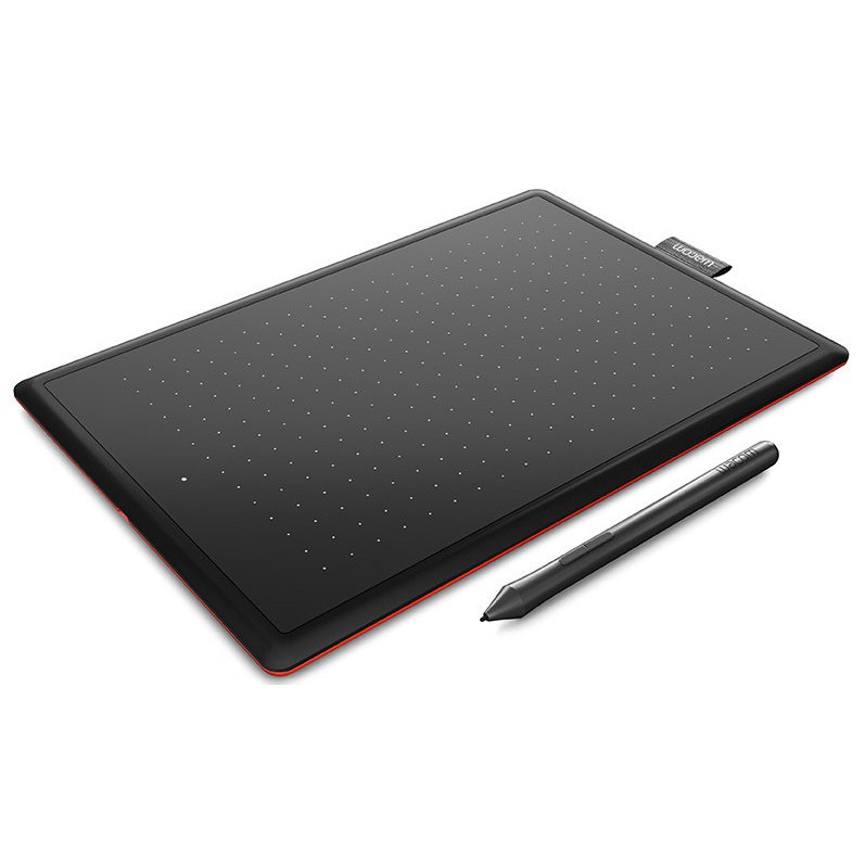 Bảng vẽ đồ họa Wacom CTL 472 chuyên dùng cho thiết kế đồ họa, dùng cùng với các phần mềm photoshop màu đen đỏ cao cấp