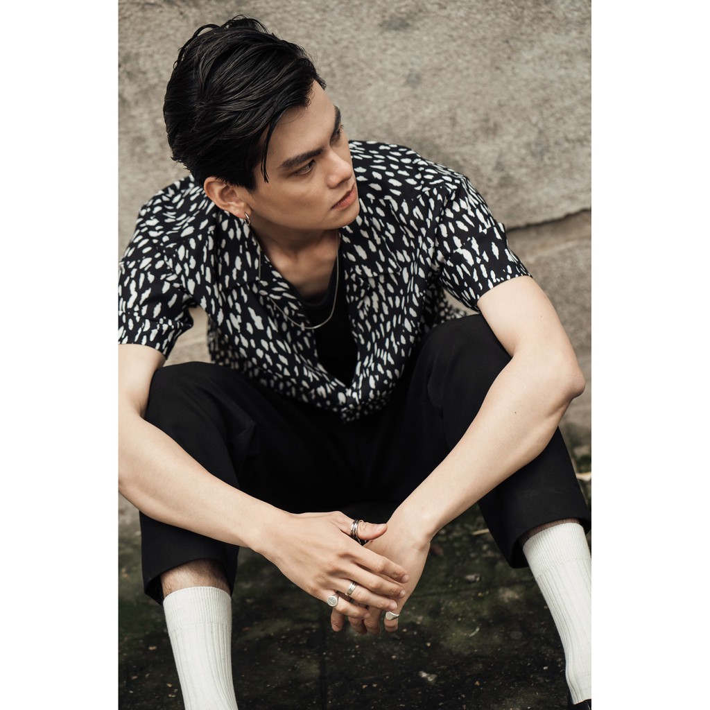 Áo Sơ Mi Ngắn Tay Nam Họa Tiết HIGHWAY MENSWEAR Animal Print Cuban Shirt | BigBuy360 - bigbuy360.vn
