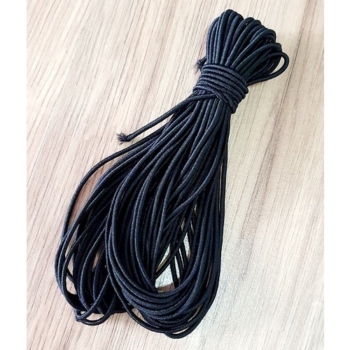 Dây Thun Khuy Sợi Chỉ Tròn Lớn 2mm - Dài 12mm Co Giãn Tốt Dùng Cho May Vá - Làm Đồ Cột Tóc Và Trang Trí Handmade