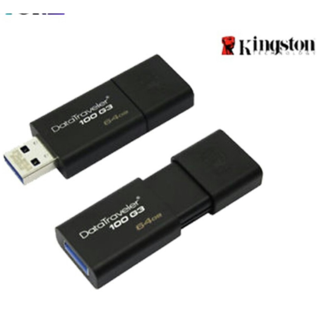 USB Kingston 64G DT100 G3 3.0 BH 5 năm | BigBuy360 - bigbuy360.vn
